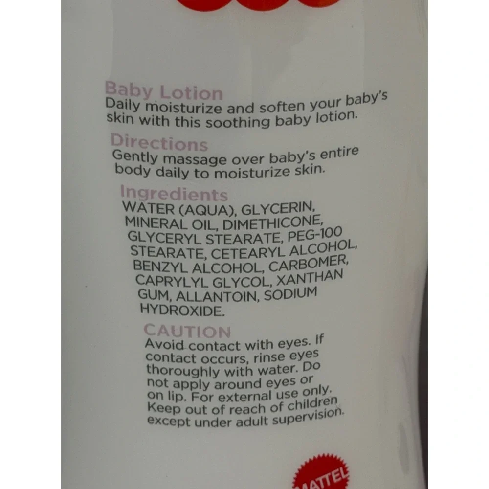 Fisher-Price Hello Bathtime Baby Lotion Paraben Dye Free 10oz 4 Pack‎ Lot